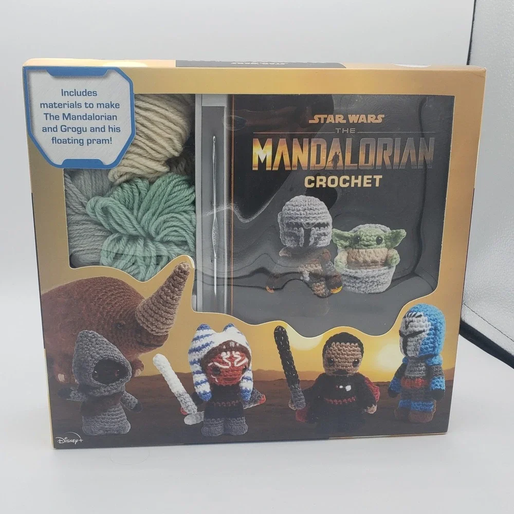 New Star Wars: The Mandalorian Crochet amigurumi kit Baby Yoda 12 patterns S1-S2